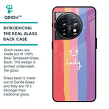 Lucky Abstract Glass Case for OnePlus 11 5G