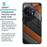 Tri Color Wood Glass Case for OnePlus 11 5G