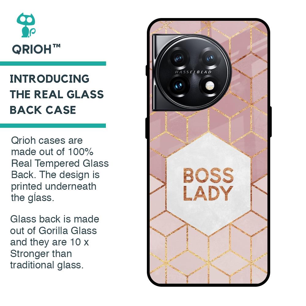 Boss Lady Glass Case for OnePlus 11 5G