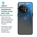 Blue Grey Ombre Glass Case for OnePlus 11 5G