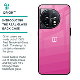Pink Ribbon Caddy Glass Case for OnePlus 11 5G