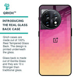 Geometric Pink Diamond Glass Case for OnePlus 11 5G