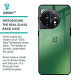 Green Grunge Texture Glass Case for OnePlus 11 5G