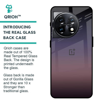 Grey Ombre Glass Case for OnePlus 11 5G