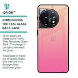 Pastel Pink Gradient Glass Case For OnePlus 11 5G