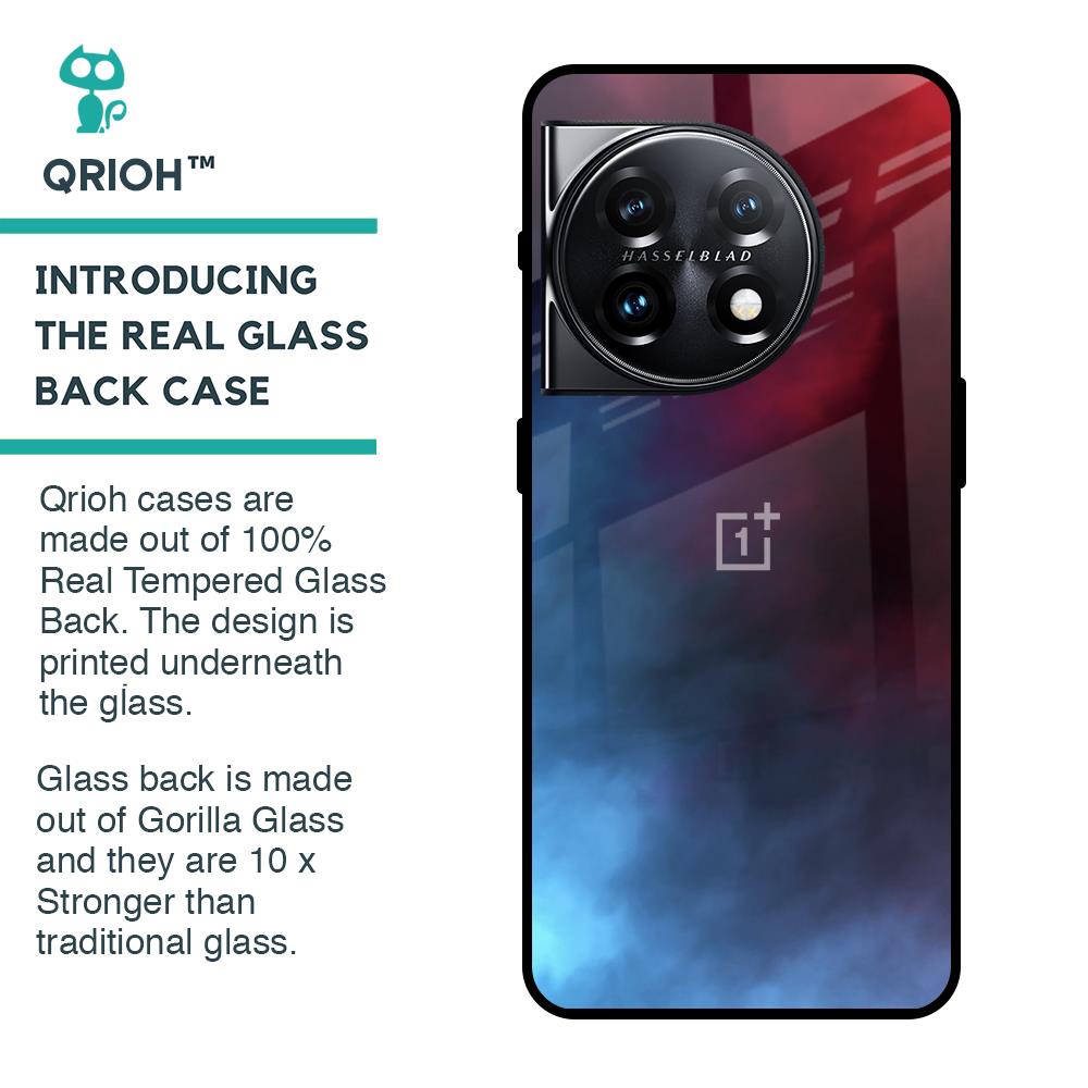 Smokey Watercolor Glass Case for OnePlus 11 5G
