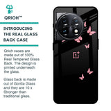 Fly Butterfly Glass Case for OnePlus 11 5G