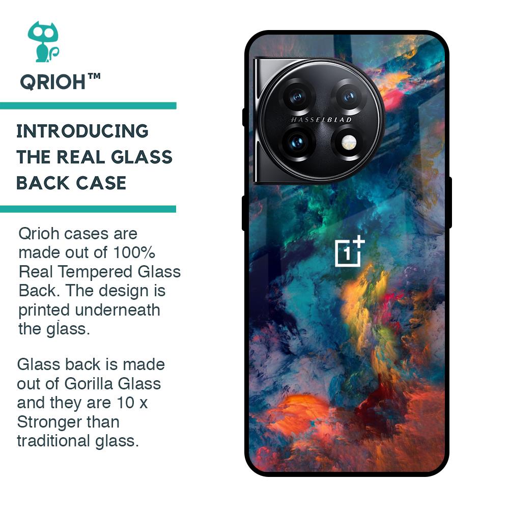 Colored Storm Glass Case for OnePlus 11 5G