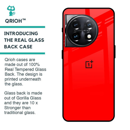 Blood Red Glass Case for OnePlus 11 5G