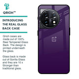 Dark Purple Glass Case for OnePlus 11 5G