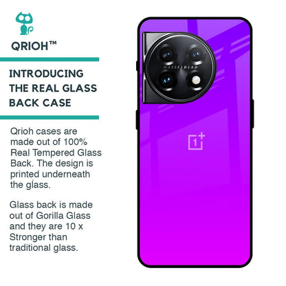 Purple Pink Glass Case for OnePlus 11 5G