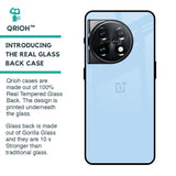 Pastel Sky Blue Glass Case for OnePlus 11 5G