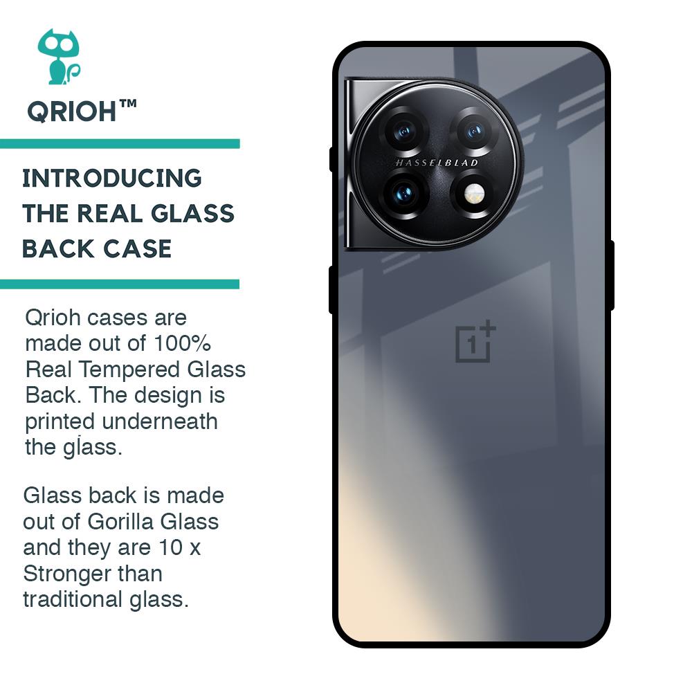 Metallic Gradient Glass Case for OnePlus 11 5G
