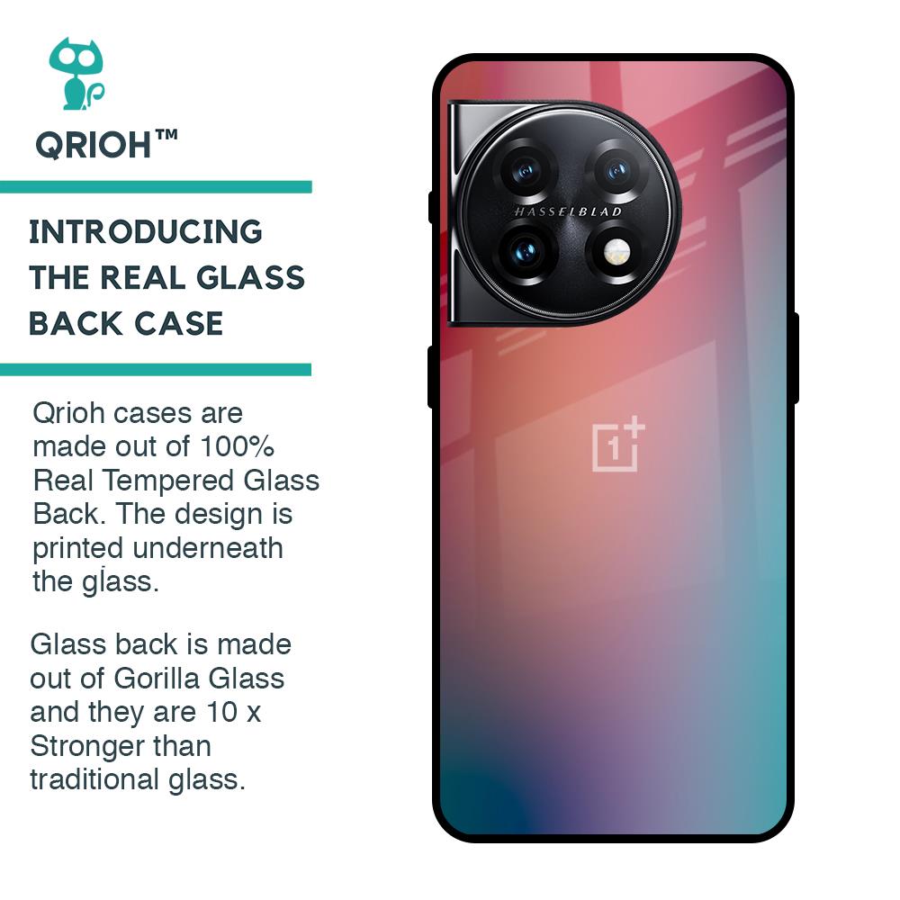 Dusty Multi Gradient Glass Case for OnePlus 11 5G