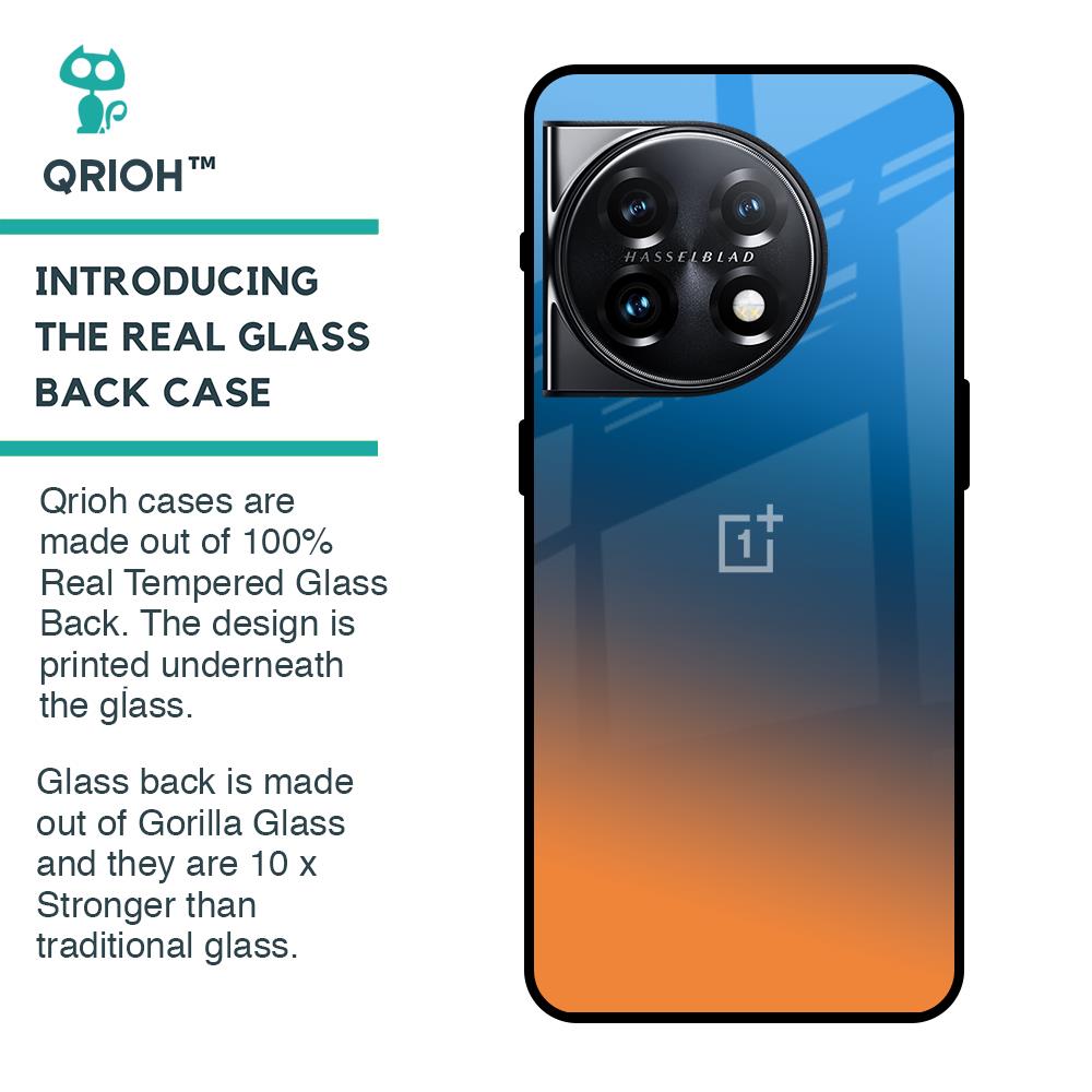 Sunset Of Ocean Glass Case for OnePlus 11 5G
