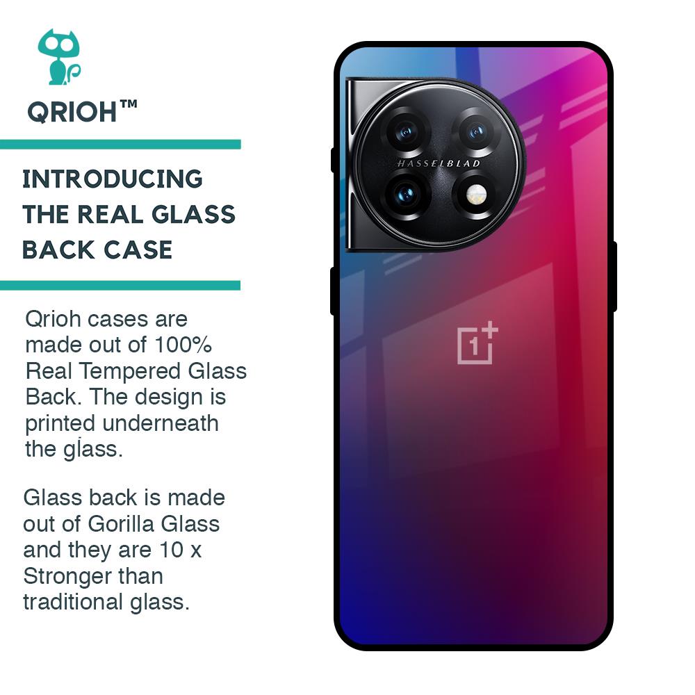 Magical Color Shade Glass Case for OnePlus 11 5G