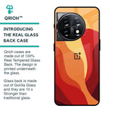 Magma Color Pattern Glass Case for OnePlus 11 5G