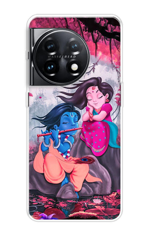 Radha Krishna Art OnePlus 11 5G Back Cover