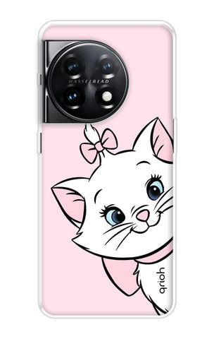 Cute Kitty OnePlus 11 5G Back Cover