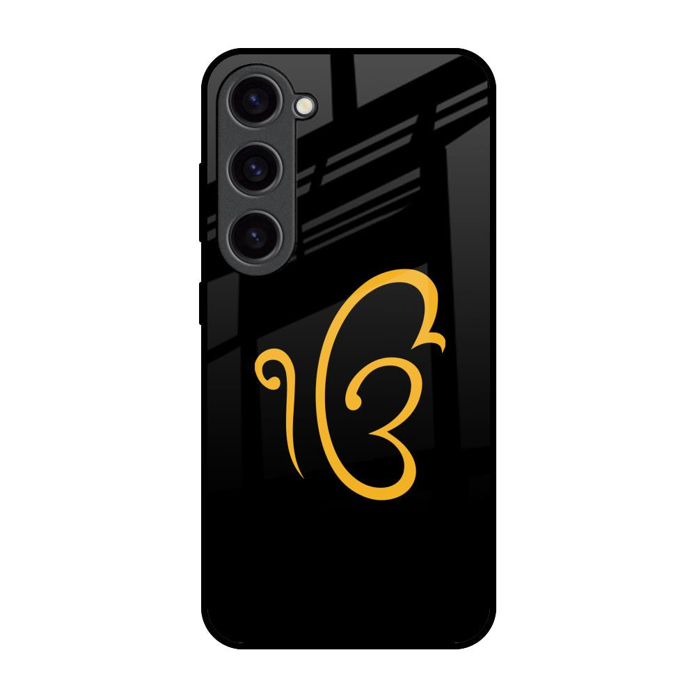 Luxury Fashion Initial Samsung Galaxy S23 5G Glass Back Cover Online