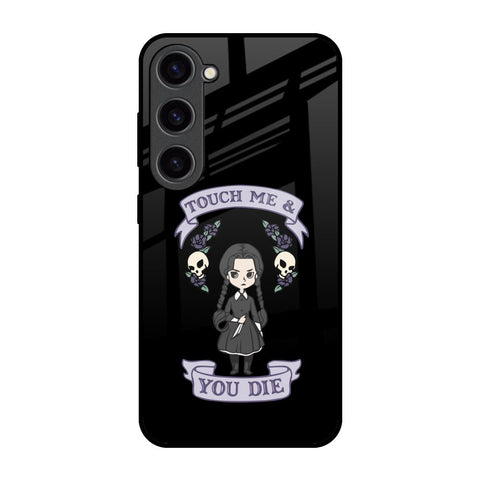 Touch Me & You Die Samsung Galaxy S23 5G Glass Back Cover Online