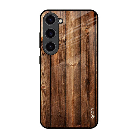 Timber Printed Samsung Galaxy S23 5G Glass Back Cover Online