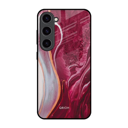 Crimson Ruby Samsung Galaxy S23 5G Glass Back Cover Online