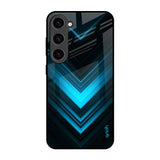 Vertical Blue Arrow Samsung Galaxy S23 5G Glass Back Cover Online