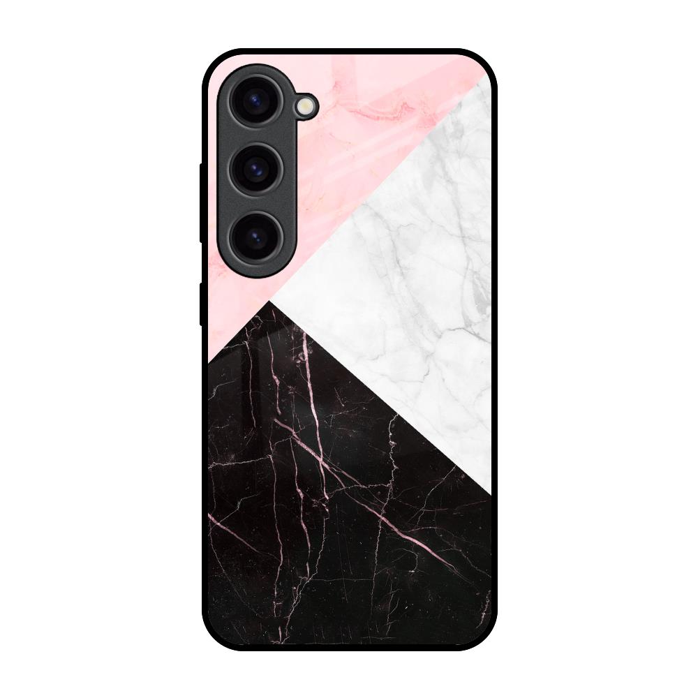 Marble Collage Art Samsung Galaxy S23 5G Glass Back Cover Online