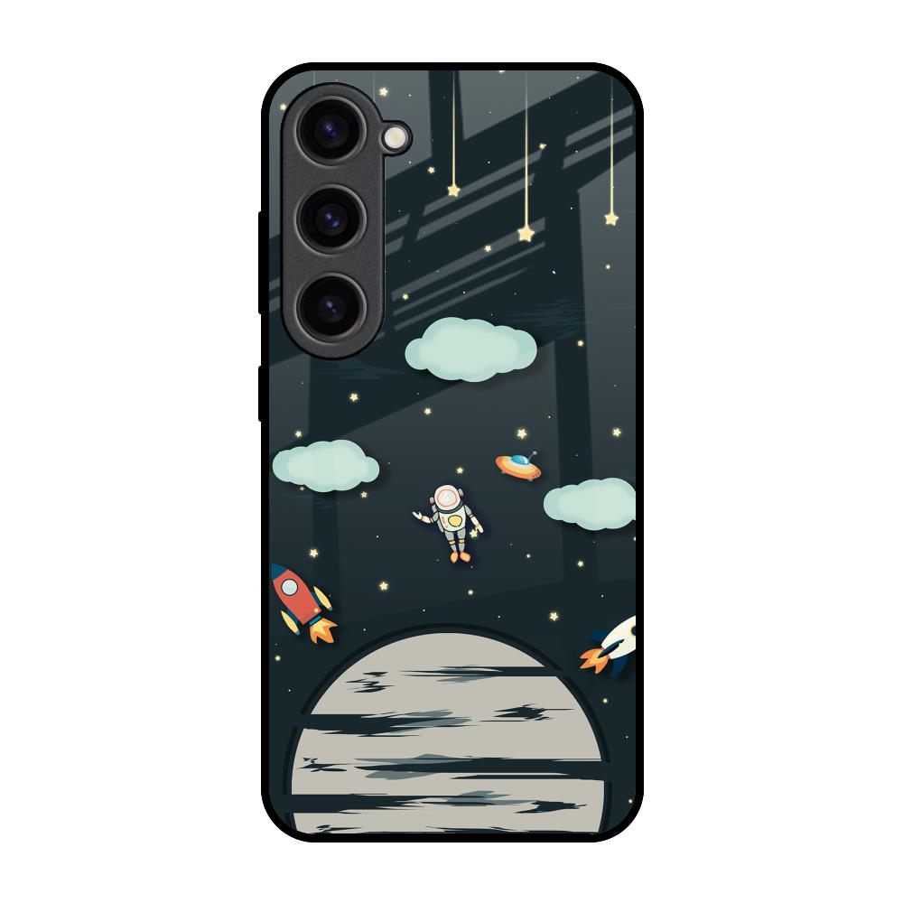 Astronaut Dream Samsung Galaxy S23 5G Glass Back Cover Online