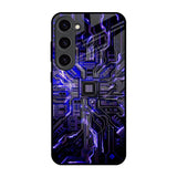 Techno Color Pattern Samsung Galaxy S23 5G Glass Back Cover Online