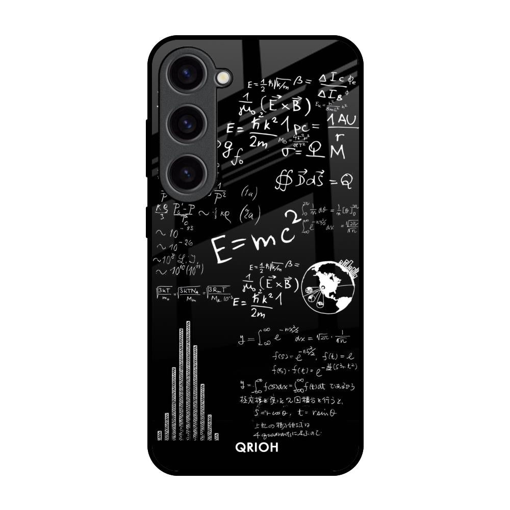 Funny Math Samsung Galaxy S23 5G Glass Back Cover Online