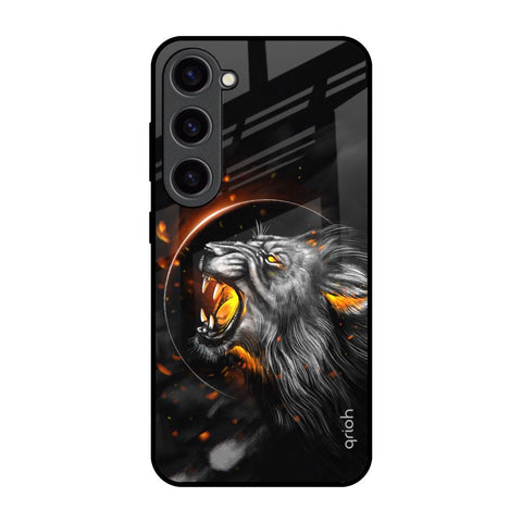 Aggressive Lion Samsung Galaxy S23 5G Glass Back Cover Online