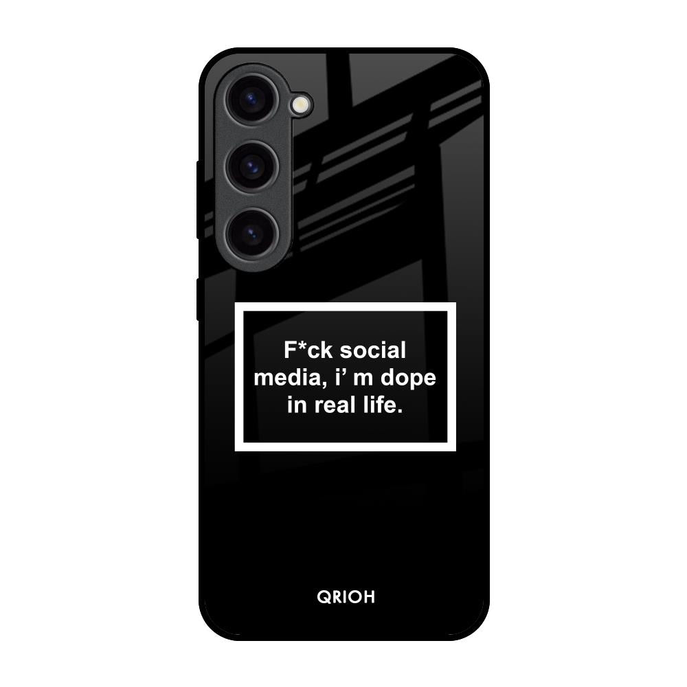 Dope In Life Samsung Galaxy S23 5G Glass Back Cover Online