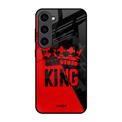 I Am A King Samsung Galaxy S23 5G Glass Back Cover Online