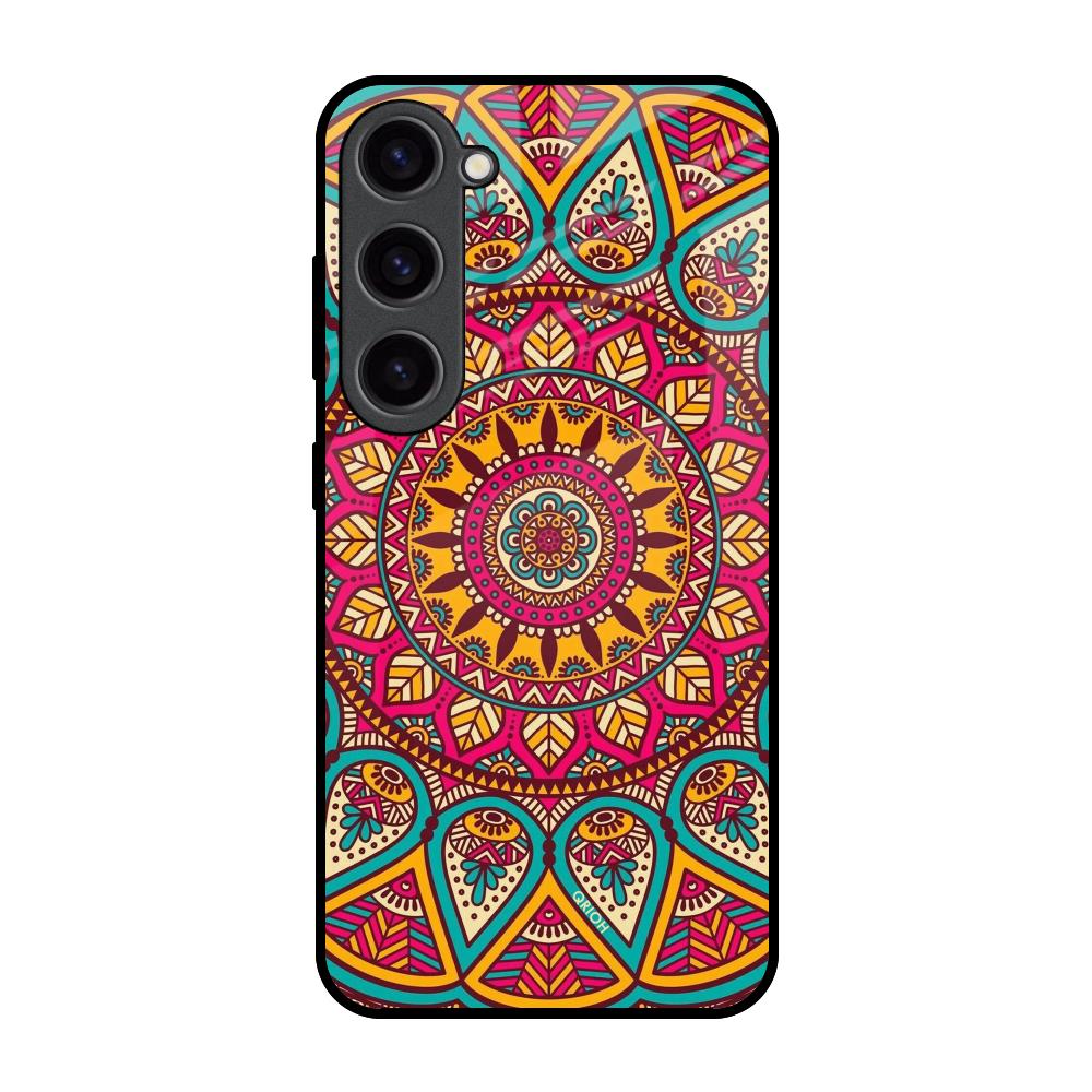 Elegant Mandala Samsung Galaxy S23 5G Glass Back Cover Online