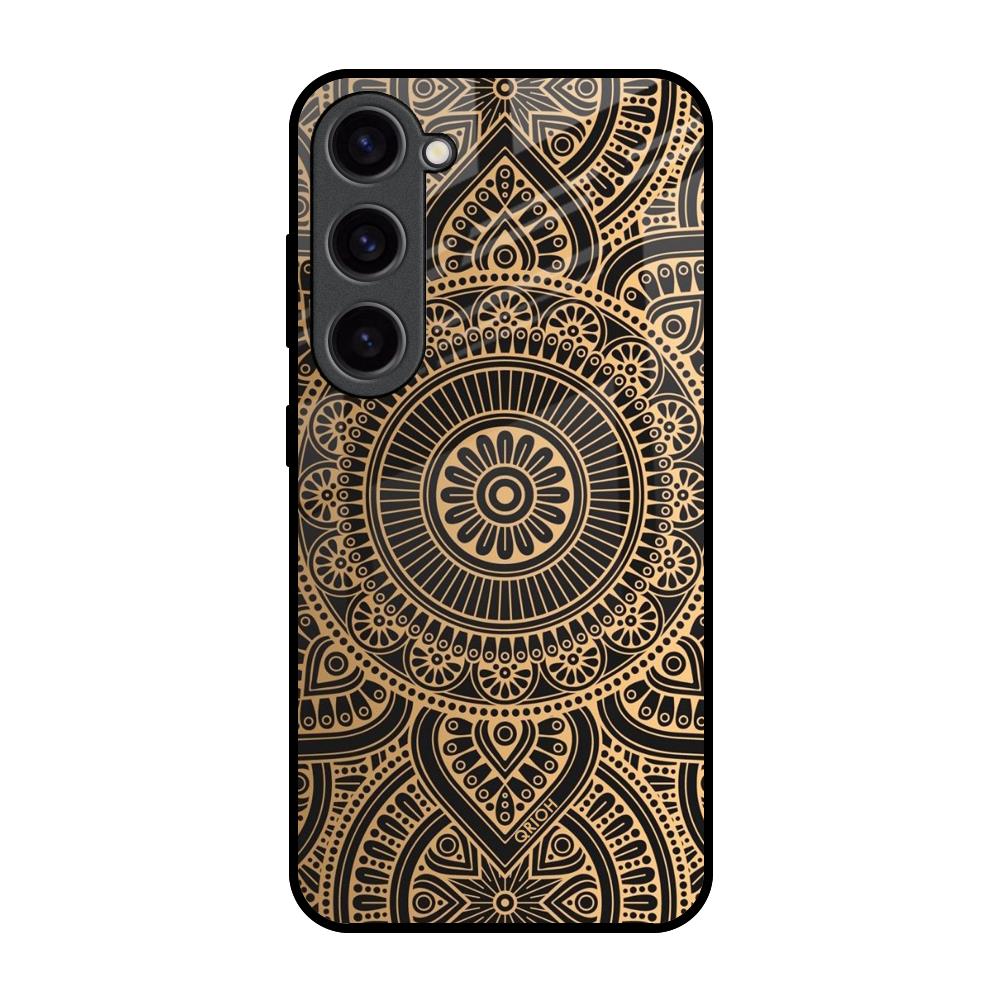 Luxury Mandala Samsung Galaxy S23 5G Glass Back Cover Online