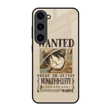 Luffy Wanted Samsung Galaxy S23 5G Glass Back Cover Online