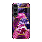 Electroplated Geometric Marble Samsung Galaxy S23 5G Glass Back Cover Online