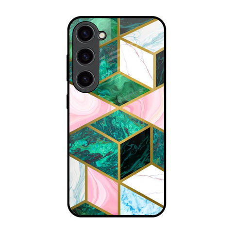 Seamless Green Marble Samsung Galaxy S23 5G Glass Back Cover Online