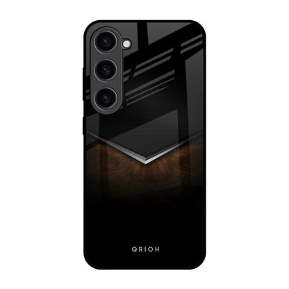 Dark Walnut Samsung Galaxy S23 5G Glass Back Cover Online