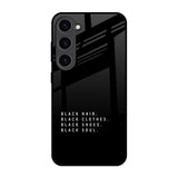 Black Soul Samsung Galaxy S23 5G Glass Back Cover Online