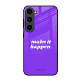 Make it Happen Samsung Galaxy S23 5G Glass Back Cover Online