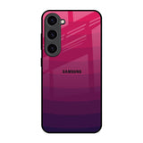 Wavy Pink Pattern Samsung Galaxy S23 5G Glass Back Cover Online