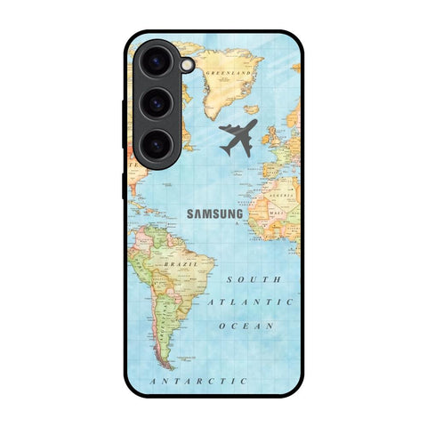 Fly Around The World Samsung Galaxy S23 5G Glass Back Cover Online