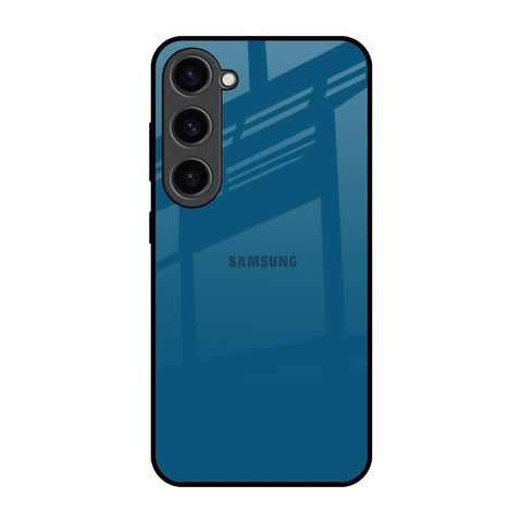 Cobalt Blue Samsung Galaxy S23 5G Glass Back Cover Online