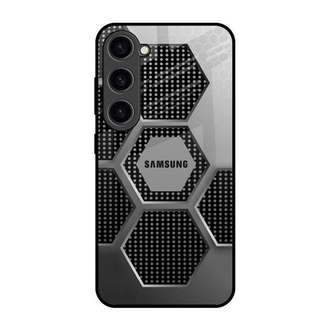 Hexagon Style Samsung Galaxy S23 5G Glass Back Cover Online