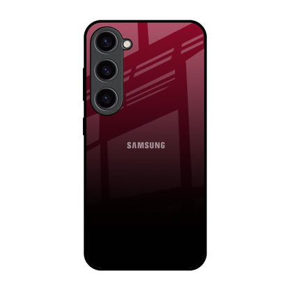 Wine Red Samsung Galaxy S23 5G Glass Back Cover Online