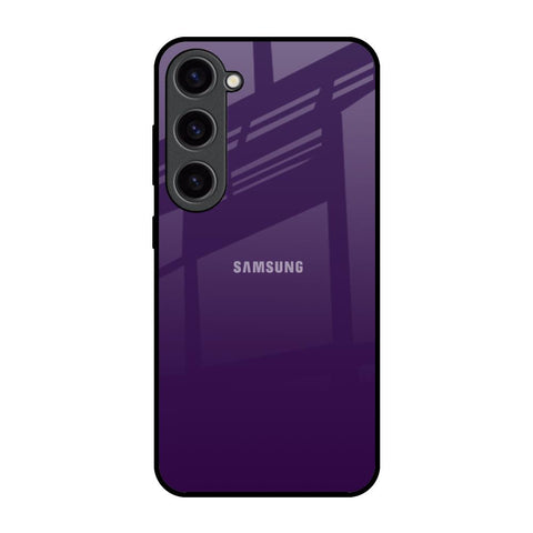 Dark Purple Samsung Galaxy S23 5G Glass Back Cover Online