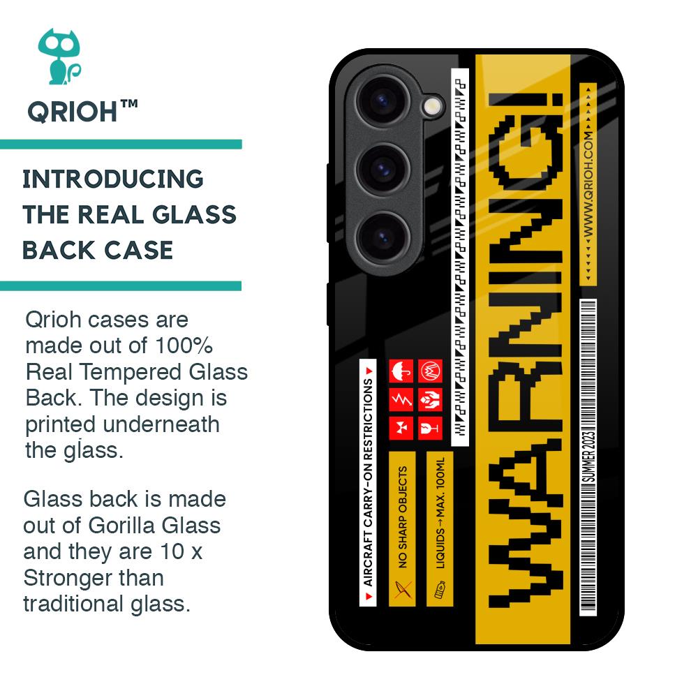Aircraft Warning Glass Case for Samsung Galaxy S23 5G